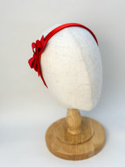 Christmas headband- Red Bow Gabificent