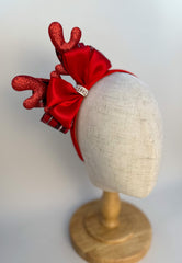 Christmas headband- Red - Gabificent