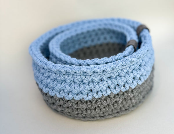 Crochet Baskets - Set of Two Gabificent