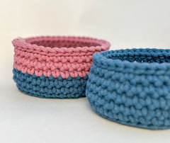 Crochet Baskets - Set of Two Gabificent