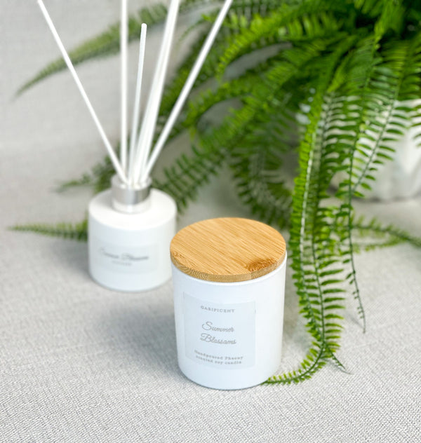 Diffuser and Candle set “Summer Blossoms” - Gabificent