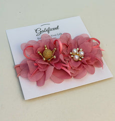Dusty Pink Baby Headband Gabificent