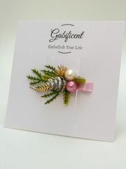 Christmas  Hair Clip with Berries