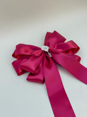 Elegant Christmas Tree Topper- Burgundy