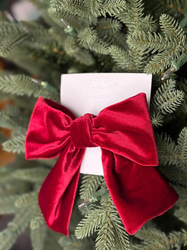 Large  Velvet hair bow