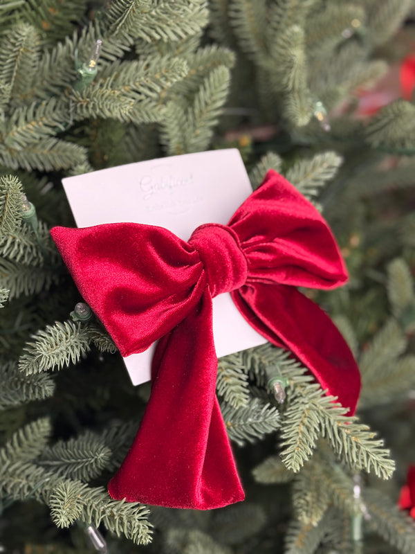 Large  Velvet hair bow
