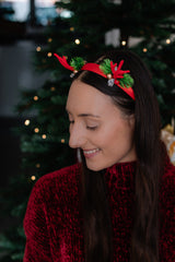 Reindeer Red Christmas headband