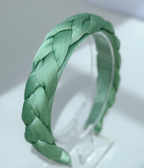 Headband “Green plait” - Gabificent