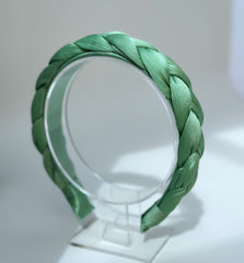 Headband “Green plait” - Gabificent
