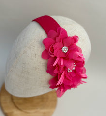 Headband “Pink flowers” Gabificent