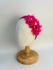 Headband “Pink flowers” Gabificent
