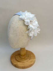 Headband “White flowers” Gabificent