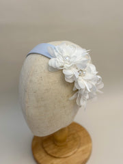 Headband “White flowers” Gabificent