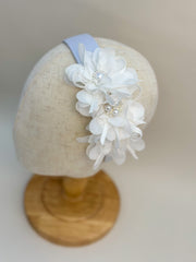 Headband “White flowers” Gabificent