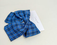 Large hair bow “Blue”