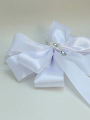 Elegant Christmas Tree Topper- White