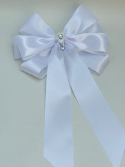 Elegant Christmas Tree Topper- White