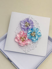 Handmade  Floral Birthday Card