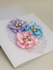 Handmade  Floral Birthday Card