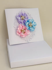 Handmade  Floral Birthday Card