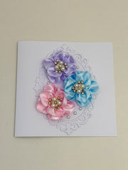 Handmade  Floral Birthday Card