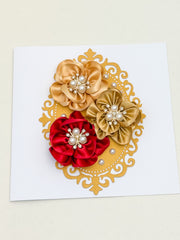 Handmade  Floral Birthday Card