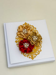 Handmade  Floral Birthday Card