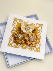 Handmade  Floral Birthday Card