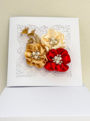 Handmade  Floral Birthday Card