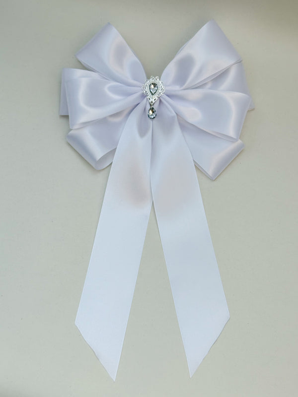 Elegant Christmas Tree Topper- White