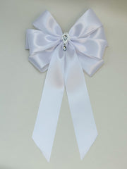 Elegant Christmas Tree Topper- White