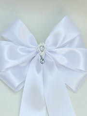 Elegant Christmas Tree Topper- White