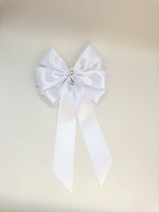 Elegant Christmas Tree Topper- White