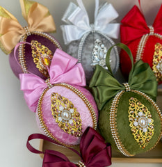 Christmas Bauble Ornament - Pink  - One Piece