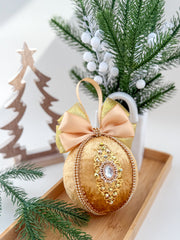 Christmas Baubles - Gold - One piece