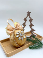 Christmas Baubles - Gold - One piece