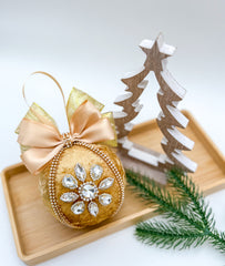 Christmas Baubles - Gold - One piece
