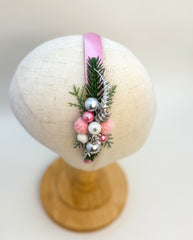 Pink Christmas headband