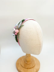 Pink Christmas headband
