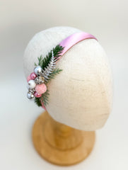 Pink Christmas headband