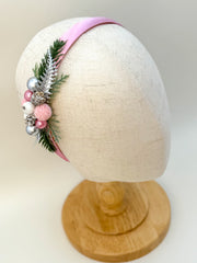 Pink Christmas headband