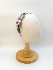 Pink Christmas headband
