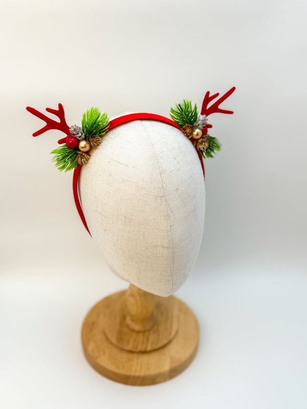Reindeer Red Christmas headband