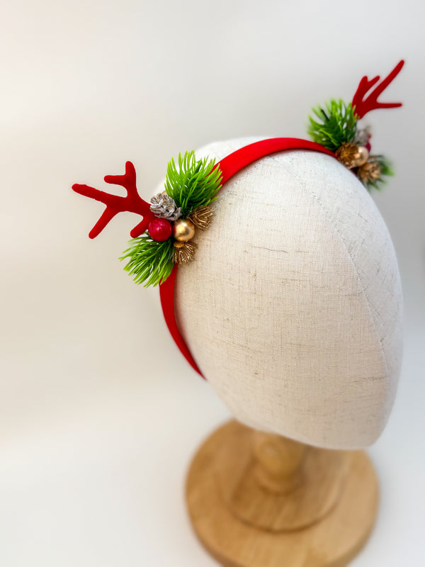 Reindeer Red Christmas headband
