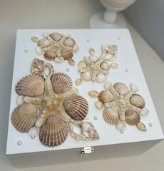Keepsake box with seashells - Large Gabificent