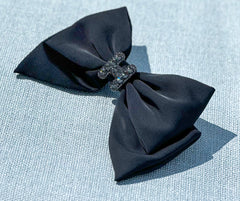 Large hair bow “Black” - Gabificent