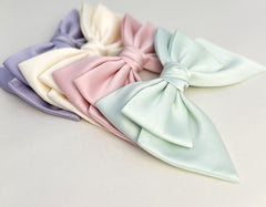 Large satin hair bow Gabificent