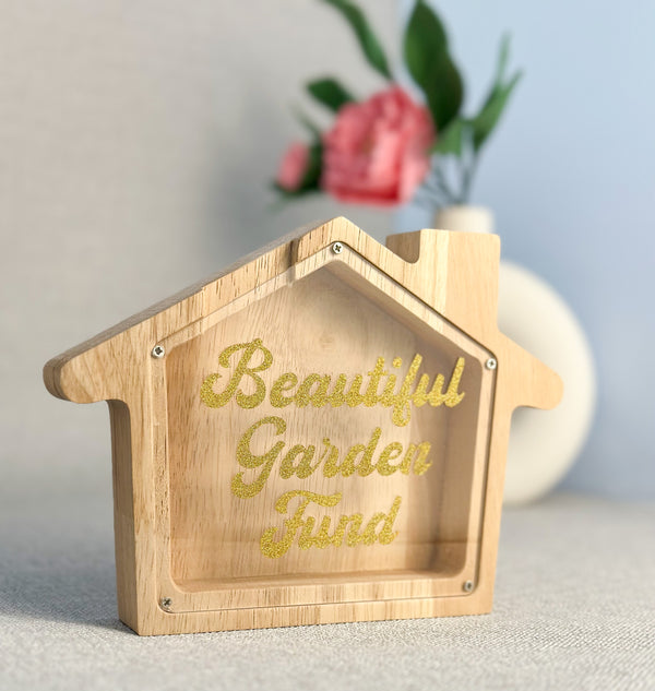 Money box “Beautiful Garden Fund” - Gabificent