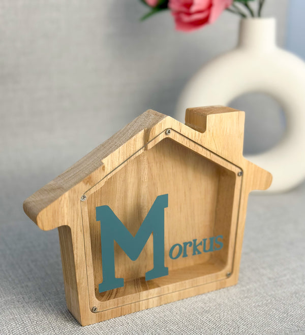 Money box  personalised with any name or initial - Gabificent