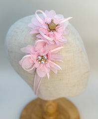 Pale Pink Baby Headband Gabificent